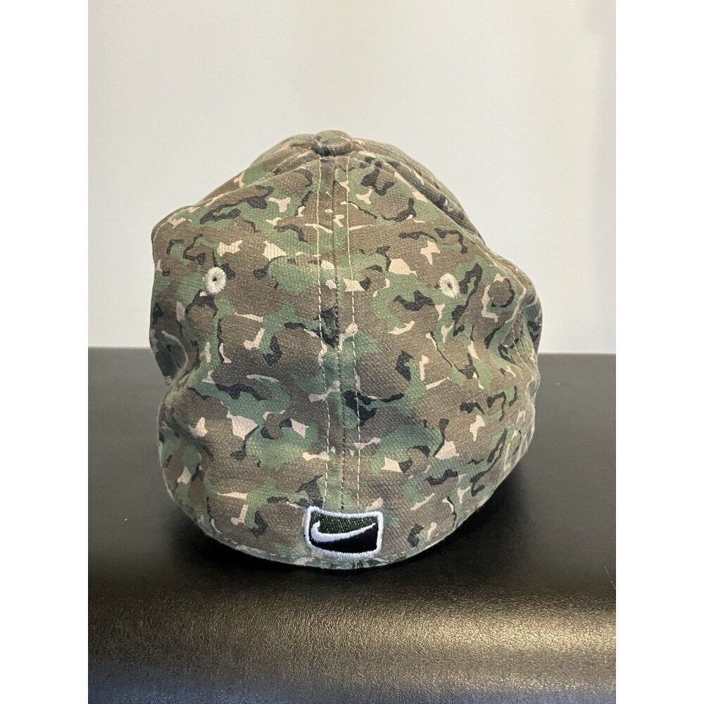 NWOT Rare NIKE Swoosh Skull Stretch Fit Camouflage Baseball Hat, One Size Womens - Picture 3 of 7